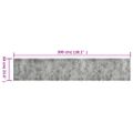 vidaXL Kuchynský koberec umývateľný Beton 60x300 cm zamat