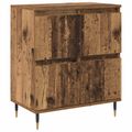 vidaXL Servírovacia skriňa Staré drevo 60 x 35 x 70 cm