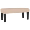 vidaXL Boxspring posteľ s matracom kapučínová 100x200 cm umelá koža