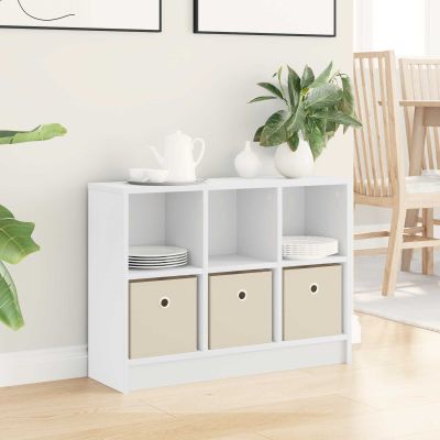 vidaXL Servírovacia skriňa so zásuvkou Biela 73,5 x 22,5 x 53,5 cm