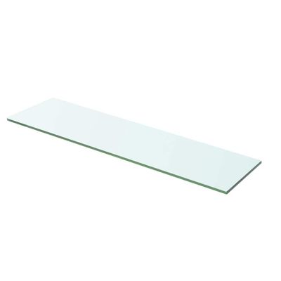vidaXL Poličkový panel z priehľadného skla, 60x12 cm