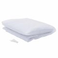 vidaXL Sieť proti komárom na posteľ 3 ks 156 mesh Biela Polyester