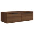 vidaXL Nástenné skrinky 2 ks hnedý dub 68x30x20 cm spracované drevo