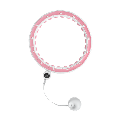 Hula hoop REBEL ACTIVE RBA-3067-PK so závažím a počítadlom