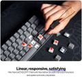 Endorfy mechanická klávesnice Thock V2 Compact / drátová / ARGB /  red sw. / USB / kompaktní / US layout Klávesnice, herní, drátová, mechanická, Endorfy Red, US layout, 60% velikost, ARGB, hliníková konstrukce, USB, šedá