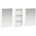 vidaXL Set kabinetov do kúpeľne 3 ks 110 x 10,5 x 60,5 cm