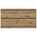 vidaXL TV skrinka Artisan Dub 100x35x54 cm Drevo