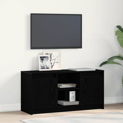 vidaXL TV jednotky Čierna 100 x 34 x 50 cm Kompozitné drevo