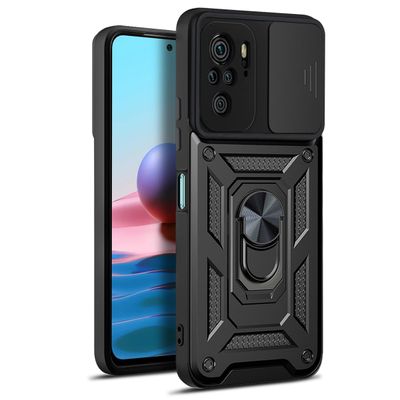 Puzdro Defender Slide pre Xiaomi Redmi Note 10 4G / 10S čierne