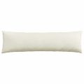 vidaXL Vankúše na pohovku 2 pcs Krémová 145 x 40 cm Kordúrová tkanina