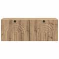 vidaXL Nástenná TV skrinka 78,5 x 31 x 30 cm Dub artisan