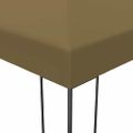vidaXL Altánok 3x4 m, sivohnedý 180 g/m²