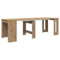 vidaXL Jedálenský stôl 240 x 85 x 75 cm Kompozitné drevo Dub artisan