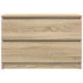 vidaXL TV skrinka dub sonoma 80x35x54 cm spracované drevo