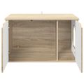 vidaXL Mačka Dom Sonoma 85 x 55 x 50,5 cm Kompozitné drevo