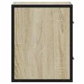 vidaXL Nástenný nočný stolík dub sonoma 40x31x39,5 cm