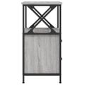 vidaXL Nočný stolík sivý sonoma 34x35,5x70 cm spracované drevo
