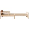 vidaXL Rám postele s čelnou doskou Hnedá 80 x 200 cm Kompozitné drevo
