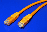 UTP patchkabel kategórie 6, 1 m, oranžový