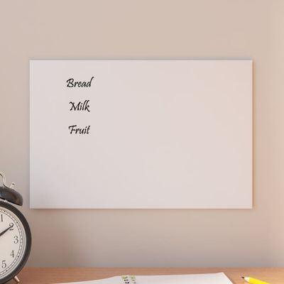 vidaXL Nástenná magnetická tabuľa biela 30x20 cm tvrdené sklo