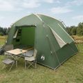 vidaXL Stan chata so strechou Zelená 300 x 210 x 156 cm Polyester