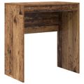 vidaXL Stôl Staré drevo 115,5 x 40 x 127 cm 2 ks