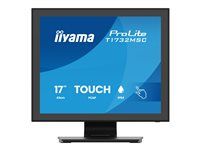 iiyama ProLite T1732MSC-B2S - LED monitor - 17" (13.3" zobraziteľný) - dotykový displej - 1280 x 1024 - TN - 250 cd/m² - 1000:1 - 5 ms - HDMI, VGA, DisplayPort - reproduktory - matná čierna
