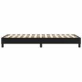 vidaXL Posteľný rám s boxspringom čierny 90x200 cm umelá koža