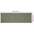 vidaXL Kusové koberce Olivovo zelená 80 x 200 cm Juta