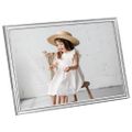 vidaXL Fotorámiky na stôl, koláž 5 ks, strieborné 18x24 cm, MDF
