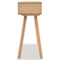 vidaXL Hnedý prístavný stolík z borovicového dreva, 80x30x72 cm