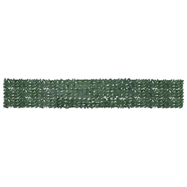 vidaXL Balkónová markíza s tmavozelenými listami 500x75 cm