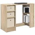 vidaXL Stôl Sonoma dub 100 x 40 x 75 cm Kompozitné drevo