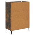 vidaXL Servírovacia skriňa Dymový dub 66 x 34,5 x 91,5 cm