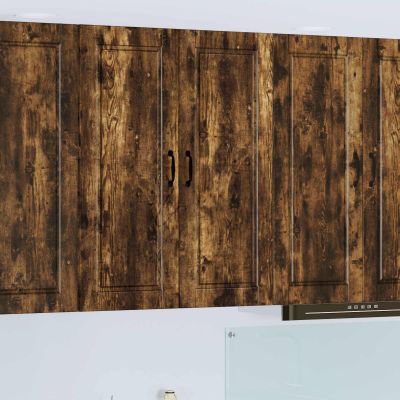 vidaXL Nástenná skrinka PORTO Dymová dub 80 x 31 x 100 cm