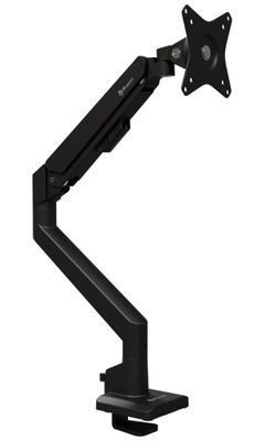 AROZZI ALZARE NEO Black/ stolný držiak pre monitory/ plynový piest/ kovový/ čierny Držiak, VESA, stolný, pre monitor, -45°/+45°, otáčanie ±90° (180°), rotácia 360°, nosnosť 9kg, čierny