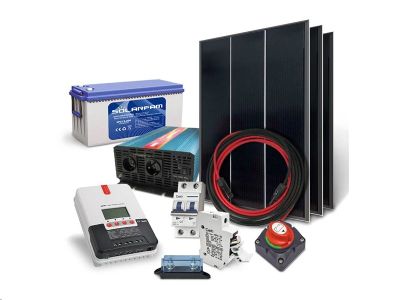Solárna sústava ostrovová SOLARFAM 540Wp, 12V, batéria 200Ah, menič 230VAC 2000W