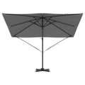 vidaXL Roma Parasol Antracit 286 x 284 x 265 cm Hliník a polyester
