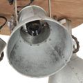 vidaXL Industriálna stropná lampa 25 W strieborná 42x27 cm E27