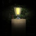 POWER NEED PEARL, Záhradná solárna lampa, 27cm