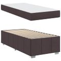 vidaXL Rám postele s matracmi Tmavohnedá 90 x 200 cm látka