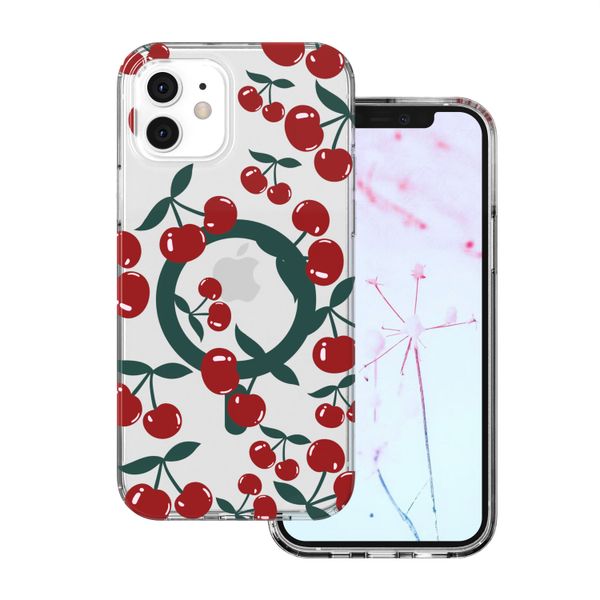 Obal Cherry Mag pre iPhone 12 / 12 Pro 6,1" priehľadný