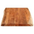 vidaXL Stolová doska 120x60x2,5 cm obdĺžnik masívna akácia živá hrana