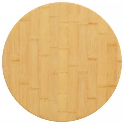 vidaXL Stolová doska Ø50x4 cm bambus