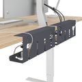 vidaXL Úložný box na káble pod stôl 2 ks Antracitová 43 x 10 x 15 cm