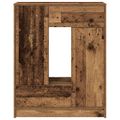vidaXL Komoda so zásuvkami a dvierkami, staré drevo 73x31x90 cm
