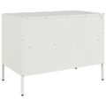 vidaXL TV skrinka biela 68x39x50,5 cm oceľ