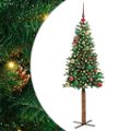 vidaXL Úzky vianočný stromček Zelená 150 cm