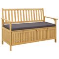 vidaXL Úložná lavička 2 -Seater 120 x 63 x 84 cm Obdĺžnikový