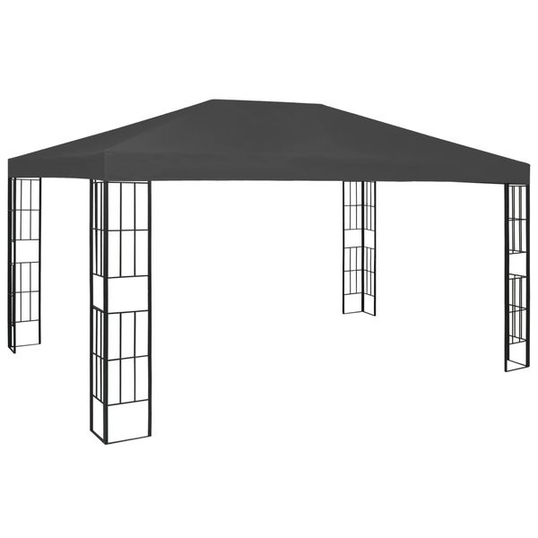 vidaXL Altánok 3x4 m, antracitový
